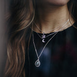 Kettingbedel lotus 925 sterling zilver (zilveren bedeltje)