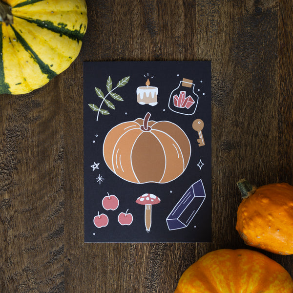 Postcard Pumpkin