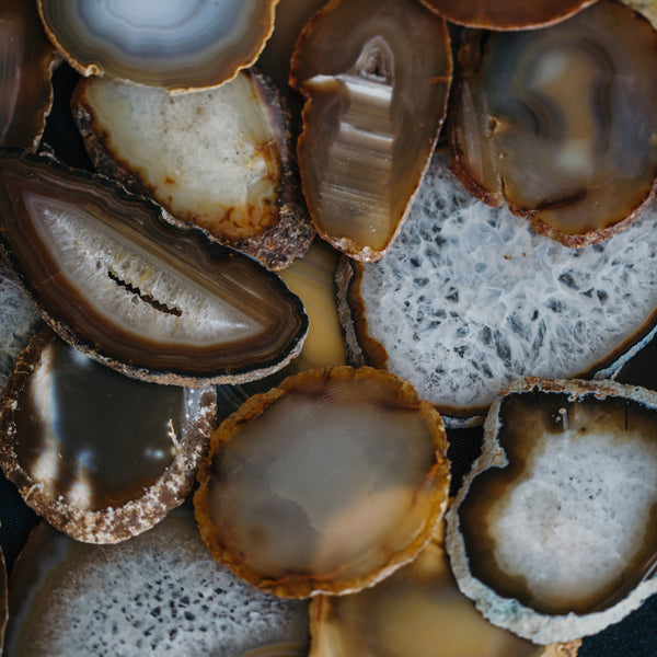 Agate Slice Naturally Warm