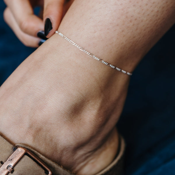 Figaro Silver Bracelet