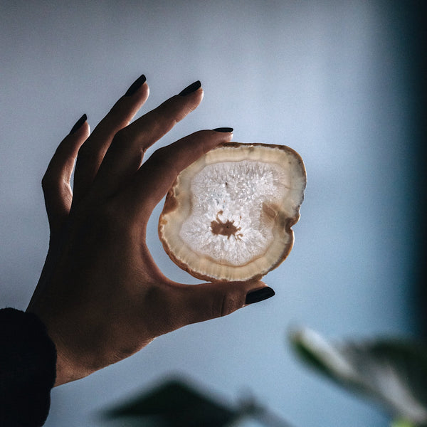 Agate Slice Naturally Warm